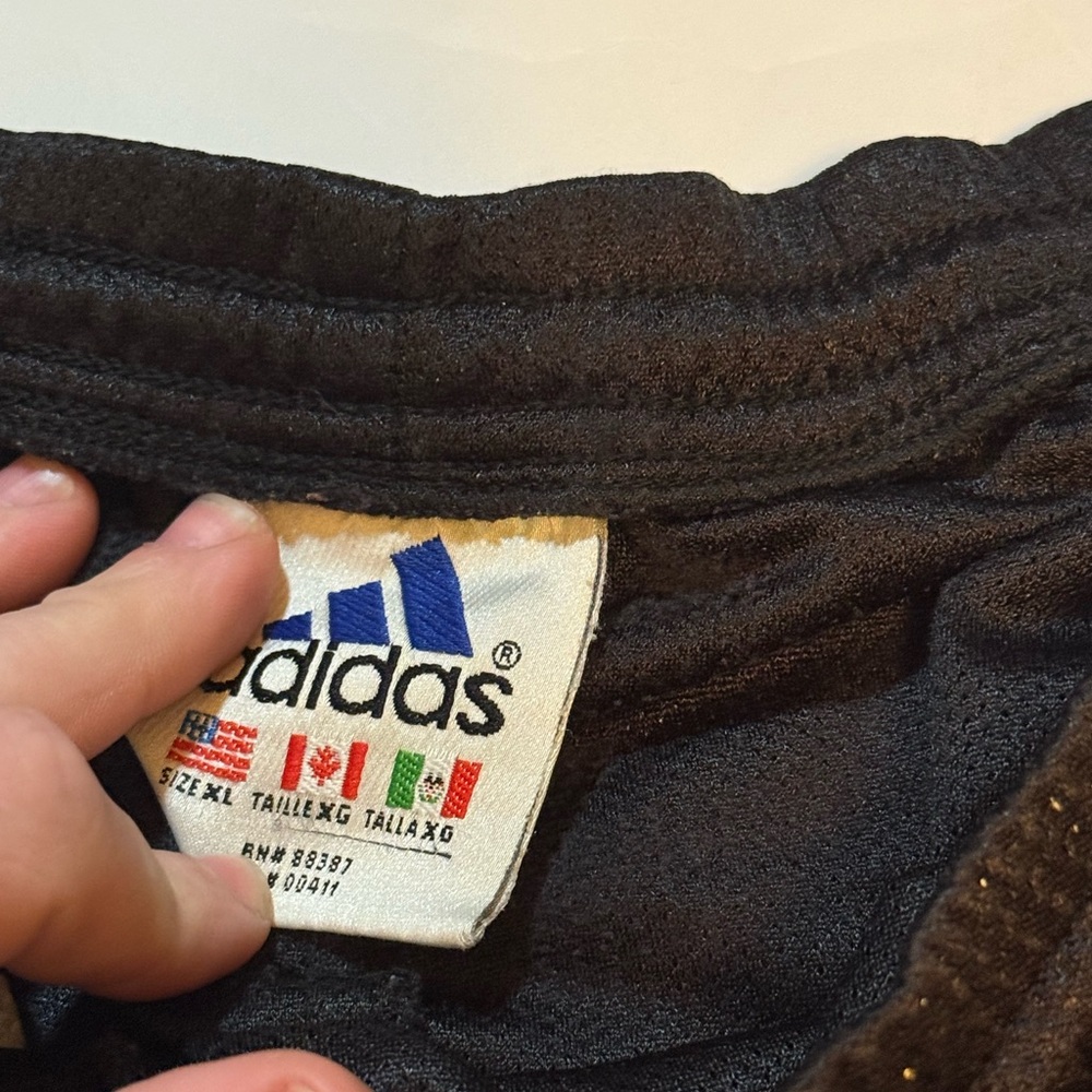 Adidas Men's Athletic Shorts with Side Stripe - Picture 3 of 5
